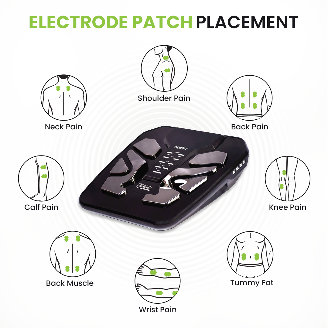 Bodify Nerve & Muscle Stimulator (All-in-one Foot Massager-Pkg)